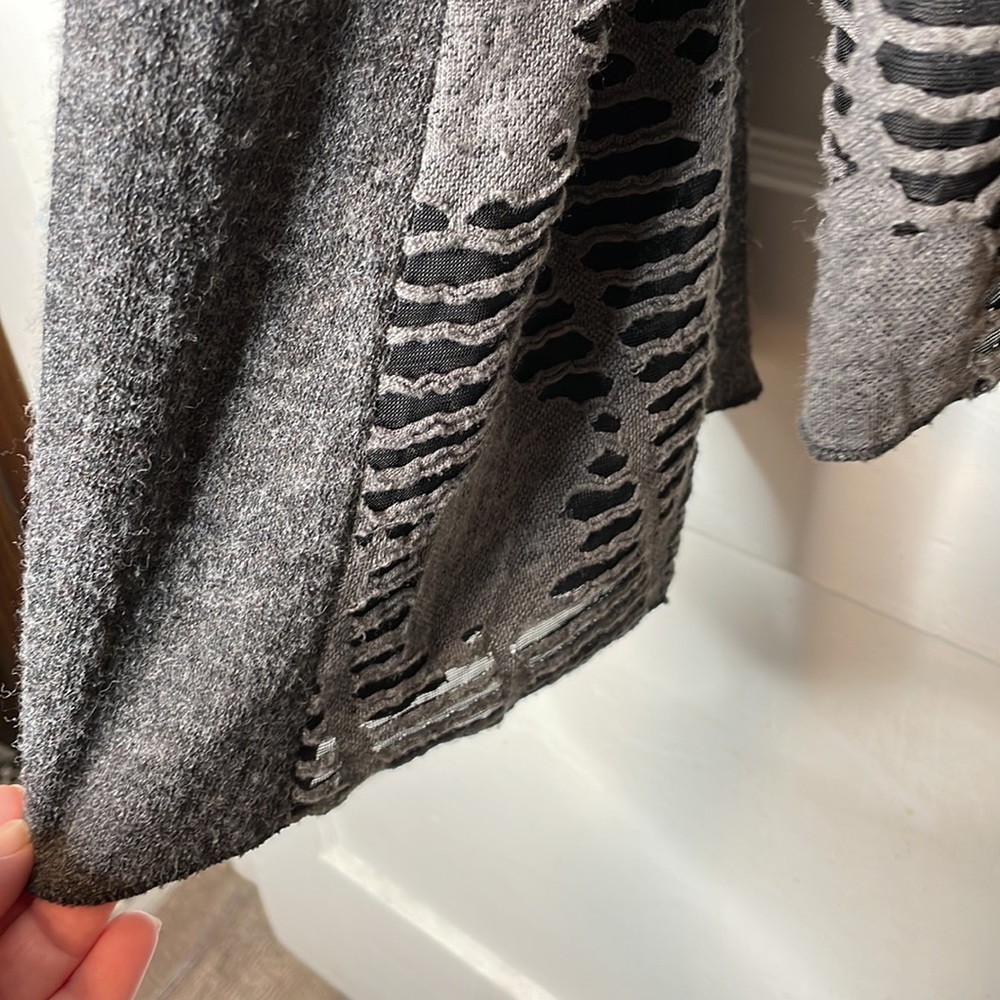 Gray Goth Cardigan - Picture 8 of 12